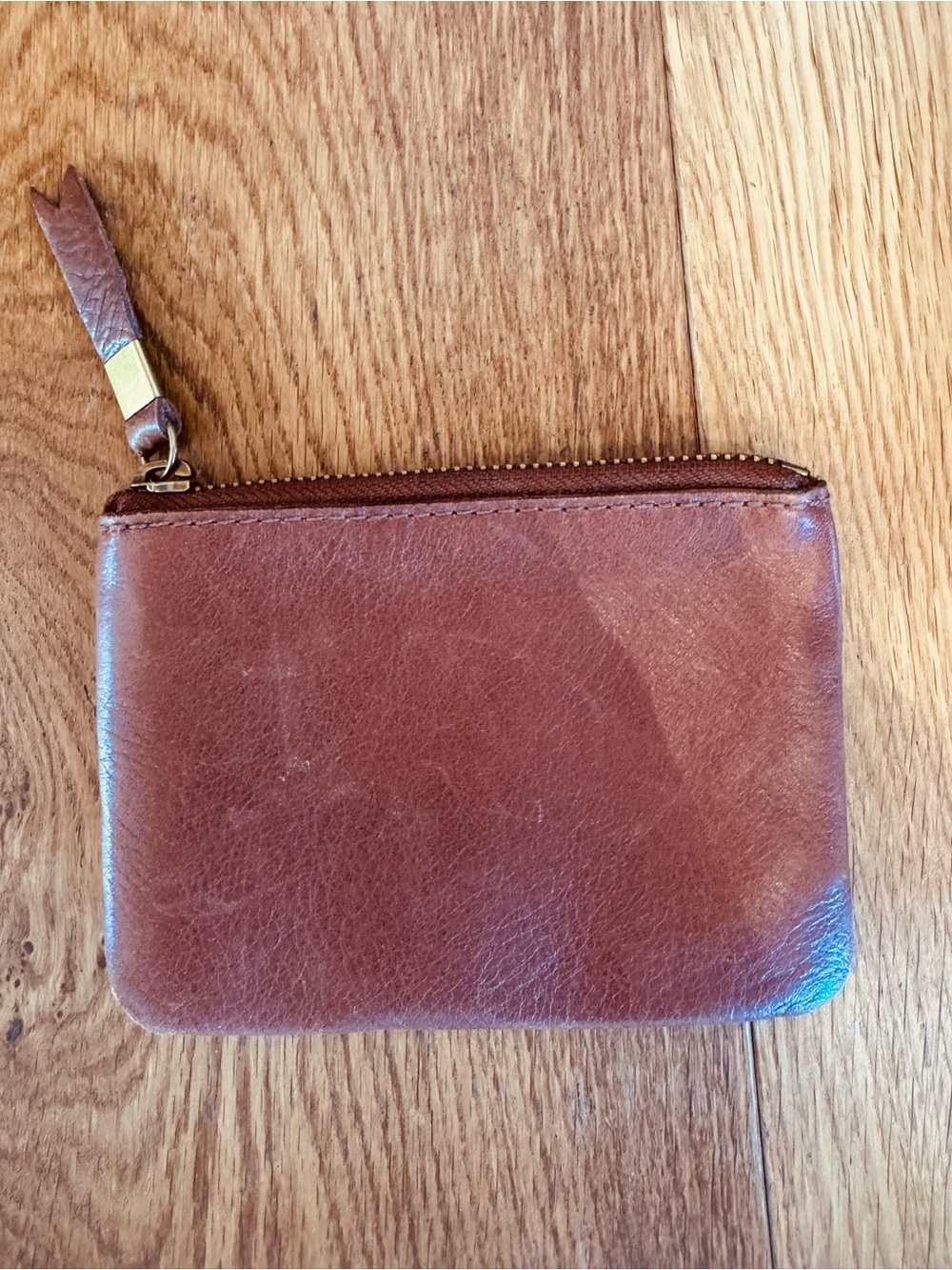 Madewell Backpack Cognac Brown The Transport 100% Leather and optional wallet - Picture 6 of 7
